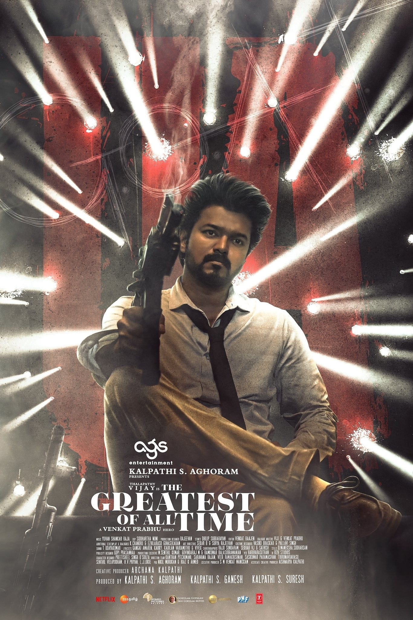 Greatest of All Time 2024 NF Hindi Link Movie Poster - CineFreak
