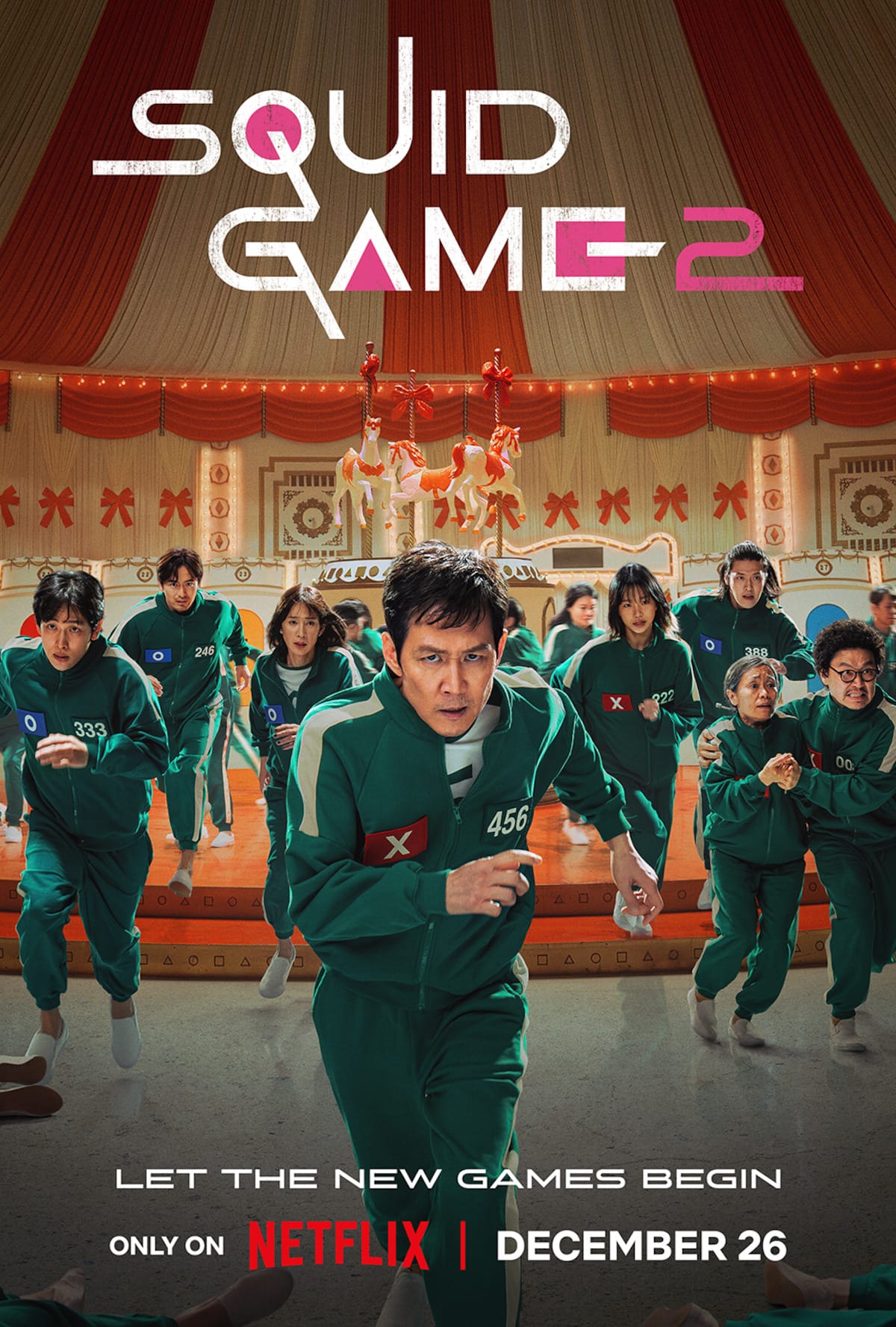 Squid Game 2024 (Season 2) MulTi Audio Netflix Web Series Movie Poster - CineFreak