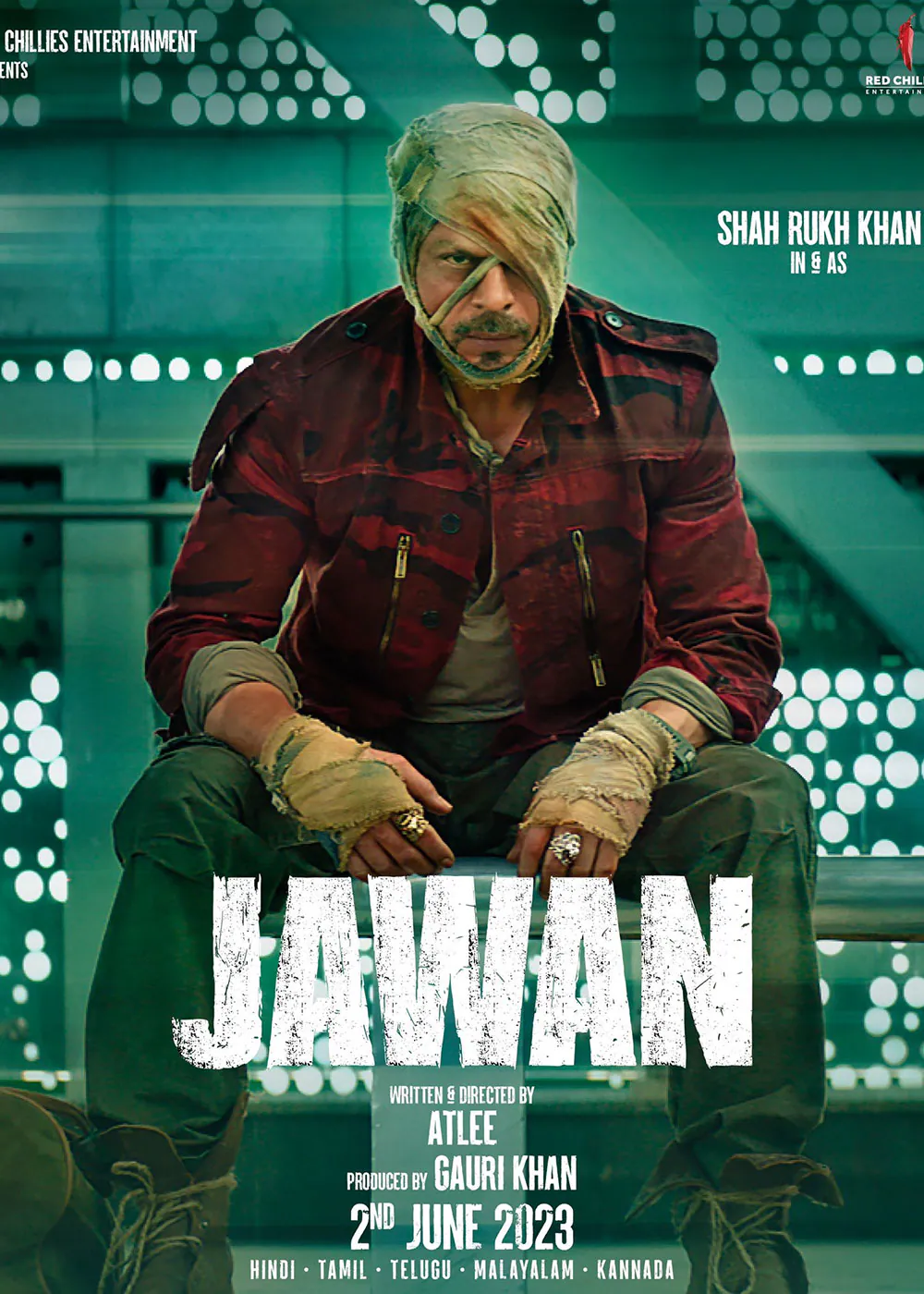 Jawan 2023 NF Extended Cut Hindi Movie Poster - CineFreak