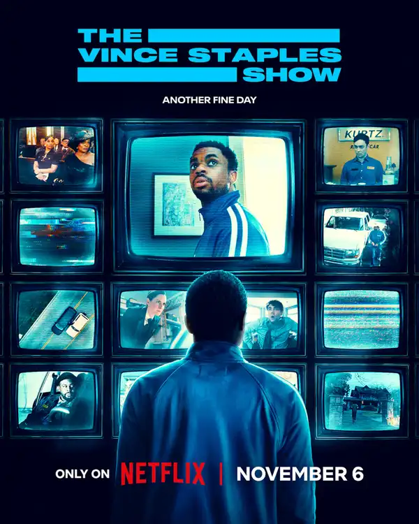 The Vince Staples Show (2025) Season 2 Hindi Dubbed English Dual Audio Web Series Netflix Movie Poster - CineFreak