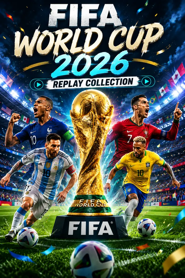 FIFA World Cup (2026) Full Match Replay Collection Updated Daily Movie Poster - CineFreak